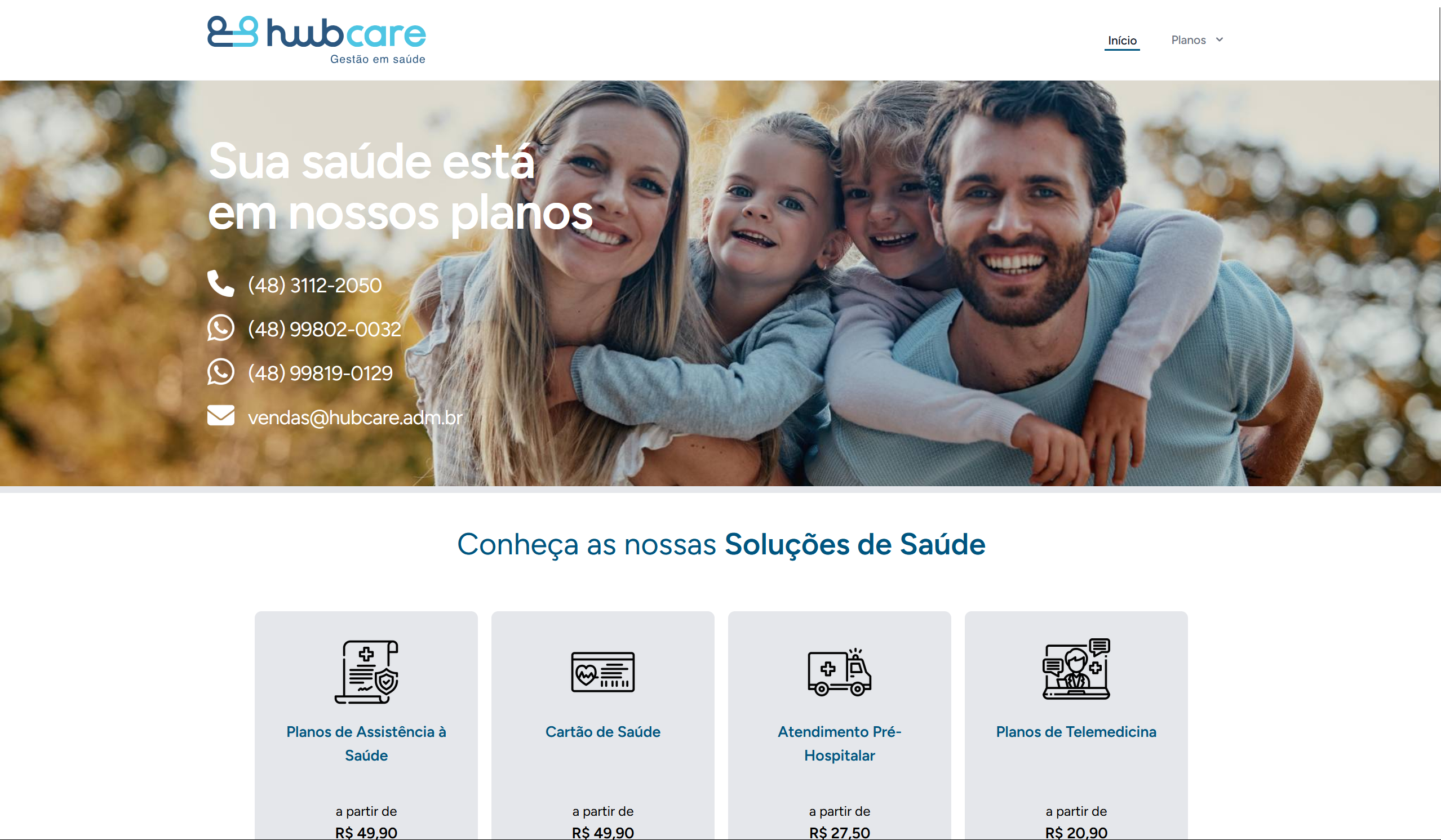 Loja Virtual - Hubcare Vendas